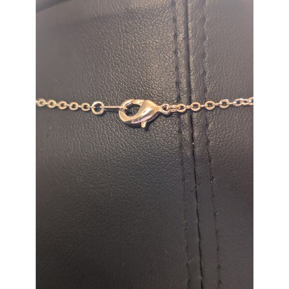 Genuine Amethyst CZ Pendant 18" Necklace - Picture 6 of 8